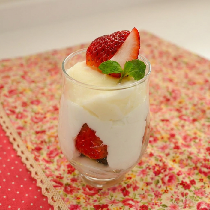 2025年牛乳・乳製品を使った料理コンクールデザートの部最優秀賞パフェ